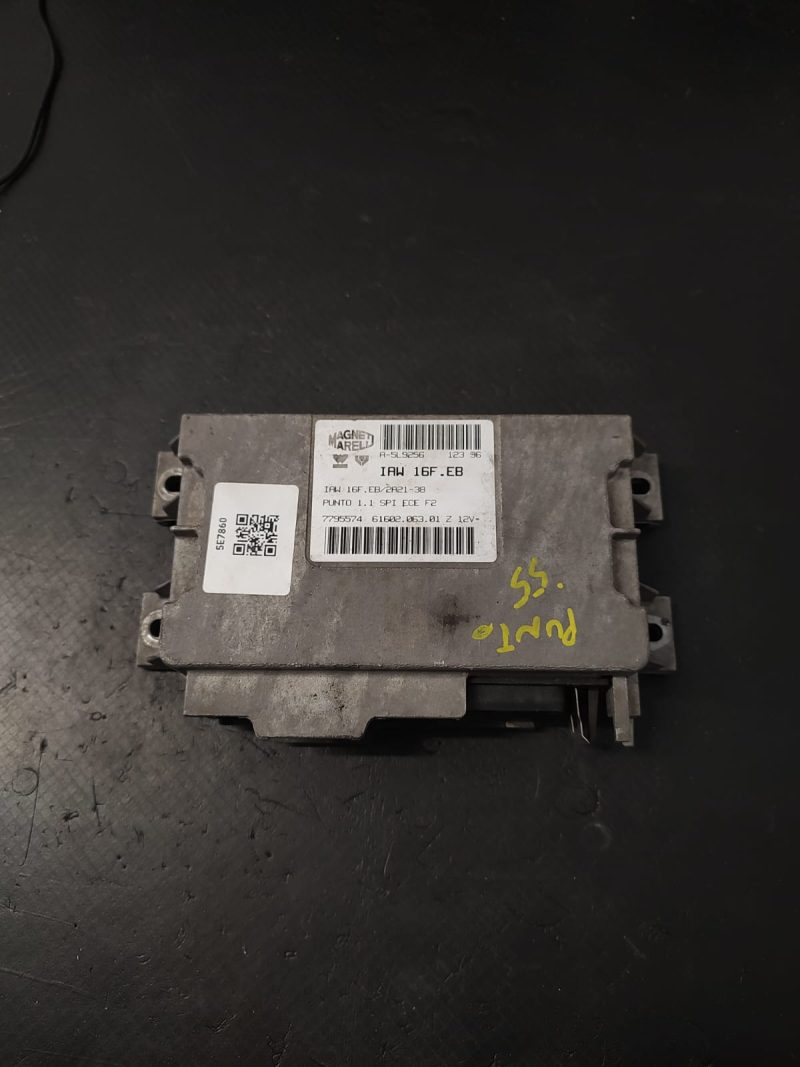 Calculator motor ECU , FIAT PUNTO , 1.1 BENZINA COD 7795574 YAW16F.EB    FACTURA SI GARANTIE