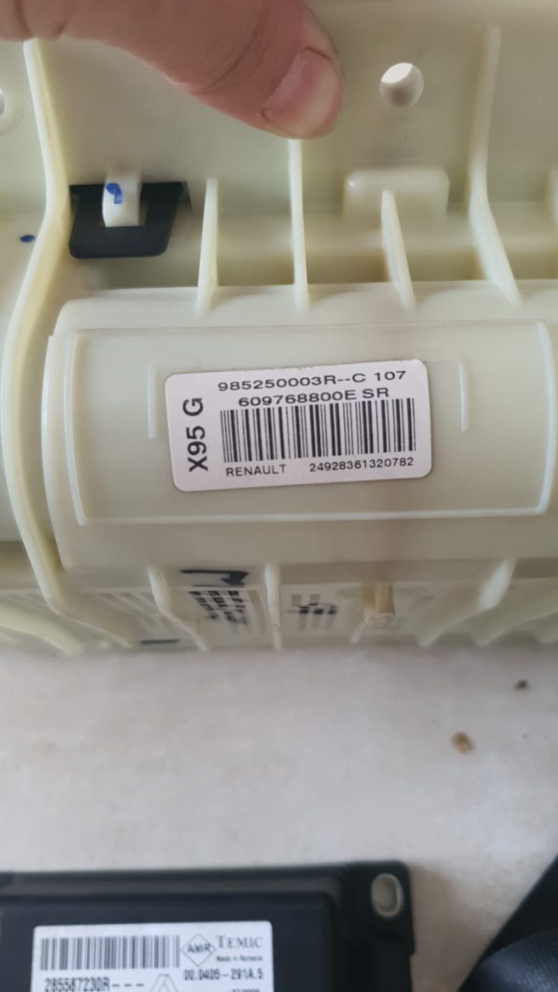 Kit Airbag Volan  Airbag Pasager Centuri Spirala Volan  Calculator Airbag RENAULT MEGANE 3 COD 285587230R 985250003R 985100007R 868850008R 868840008R FACTURA SI GARANTIE - imagine 3