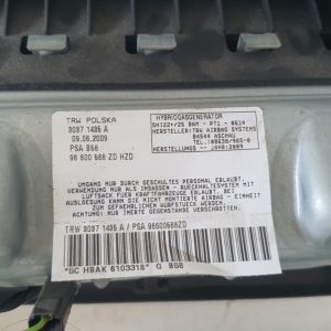 KIT AIRBAG CALCULATOR  ANSAMBLU MANETE SEMNALIZARE STERGATOR  AIRBAG VOLAN  VOLAN  CENTURI AIRBAG SOFER  CITROEN C4 PICASSO COD 610955800 96644965XT 96866504 9654964477 9654964377 96600568 FACTURA SI GARANTIE - imagine 5