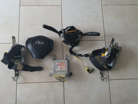Kit Airbag Volan  Airbag  centuri spirala volan cu manete  calculator airbag SUBARU Outback 2008 COD 98221ag260 27546ag010 83161ag430 0432127  FACTURA SI GARANTIE