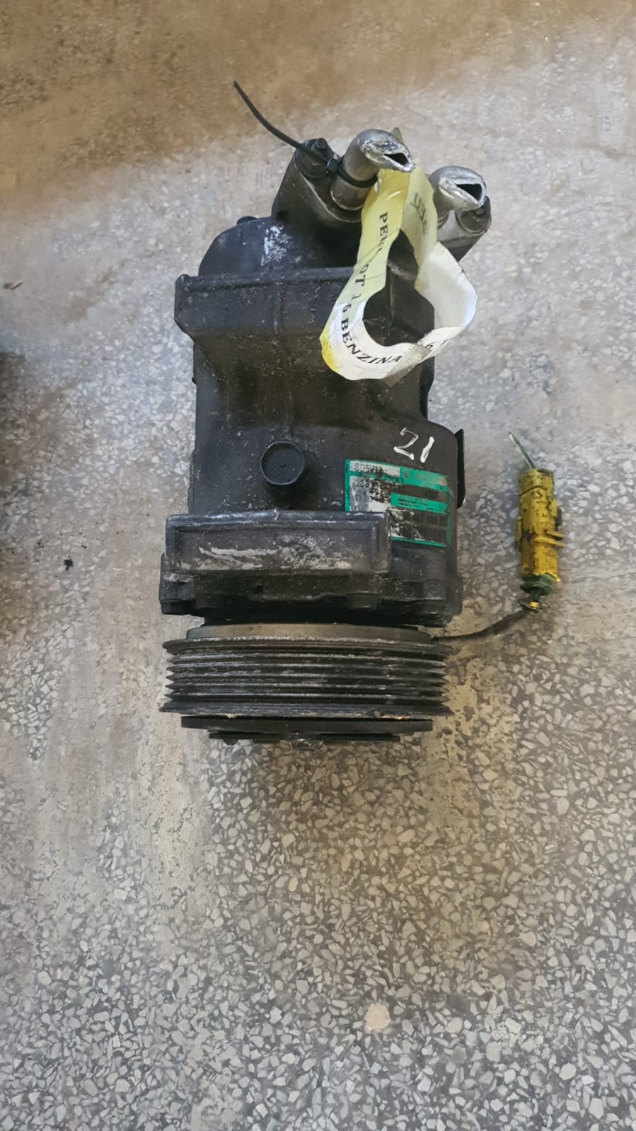 COMPRESOR CLIMA PEUGEOT 206 1.4 BENZINA COD 9646273880 FACTURA SI GARANTIE